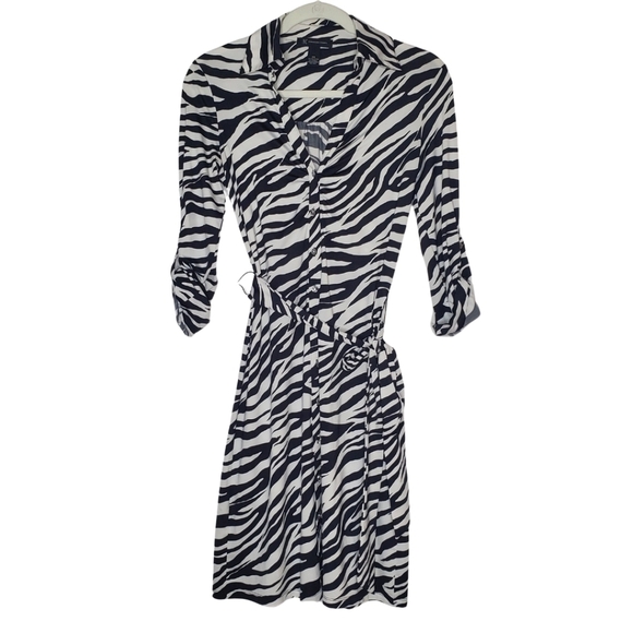 INC Black and White Printed Dress - Picture 1 of 5